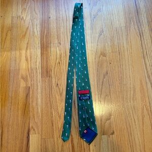 Chaps Green holiday Men's Tie